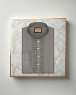 Exquisite Embroidery Work Panjabi. RR-385 - Image 3