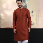 Exquisite Embroidery Work Panjabi. RR-413