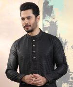 Exquisite Embroidery Work Panjabi. RR-421 - Image 5