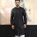 Exquisite Embroidery Work Panjabi. RR-421