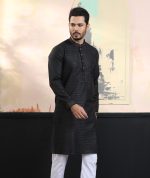 Exquisite Embroidery Work Panjabi. RR-421 - Image 6