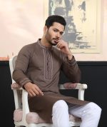 Exquisite Embroidery Work Panjabi. RR-435 - Image 4