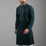 Exquisite Embroidery Work Panjabi. RR-493