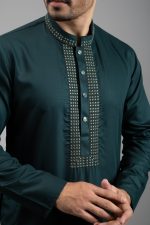 Exquisite Embroidery Work Panjabi. RR-493 - Image 2