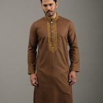 Exquisite Embroidery Work Panjabi. RR-439