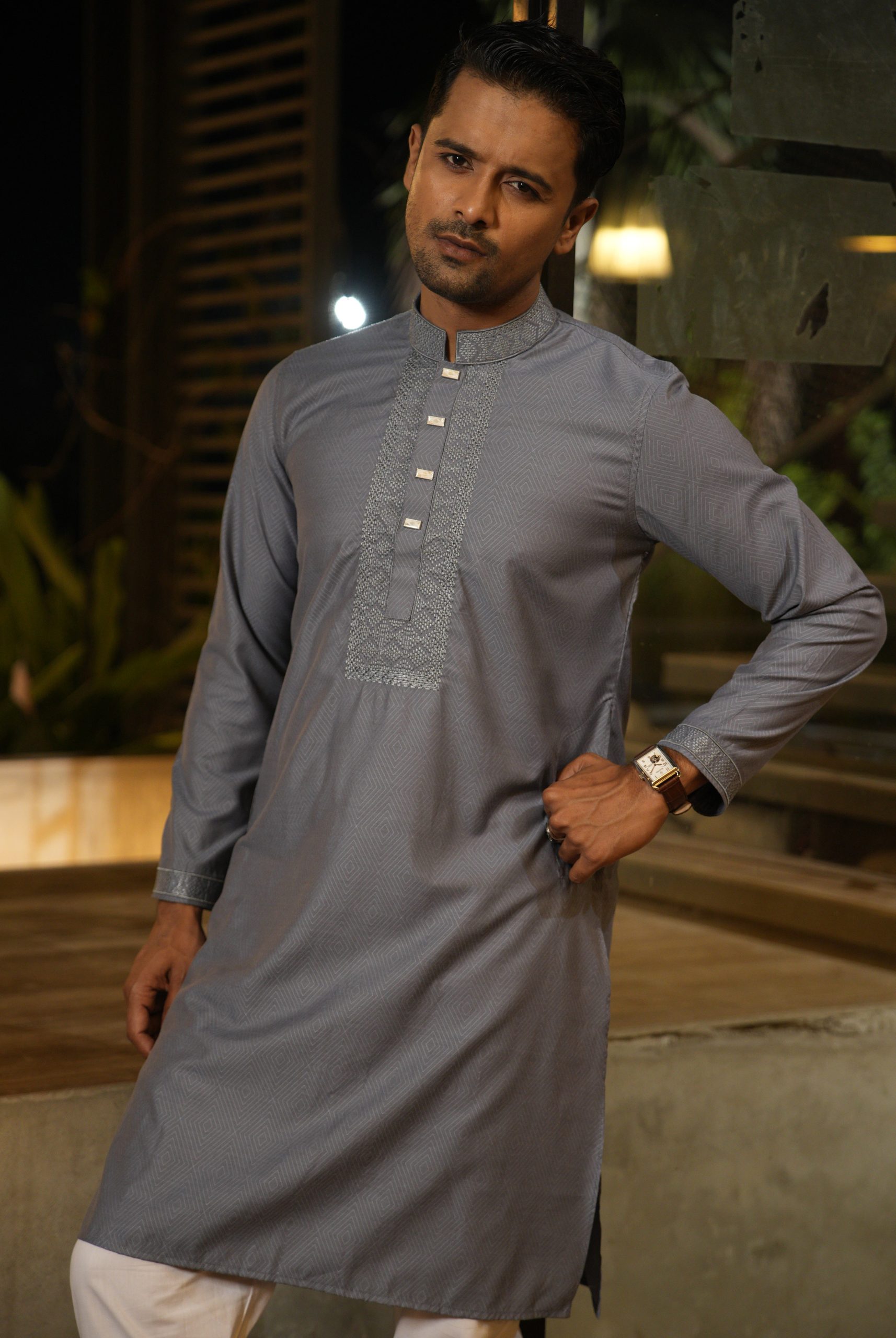 RR-446 (3) Premium Bamboo Cotton Panjabi. RR-446 - Image 1