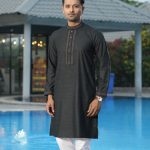 Grace (PK) Fabric Embroidery Work Panjabi. RR-448