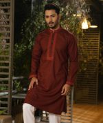 Exquisite Embroidery Work Panjabi. RR-451 - Image 3