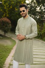 Premium Bamboo Cotton Panjabi. RR-460 - Image 2