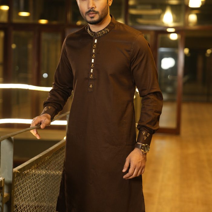 Karchupi-Embellished Panjabi. RR-464