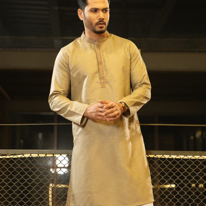 Karchupi-Embellished Panjabi. RR-471