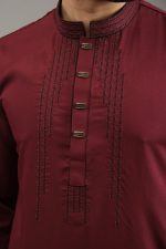 Exquisite Embroidery Work Panjabi. RR-487 - Image 3