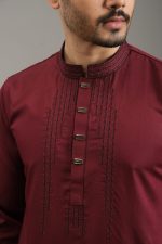 Exquisite Embroidery Work Panjabi. RR-487 - Image 2