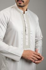 Exquisite Embroidery Work Panjabi. RR-491 - Image 3