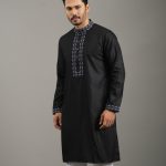 Exquisite Embroidery Work Panjabi. RR-494