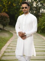 Exquisite Embroidery with Sequence Work Panjabi. RR-478 - Image 4