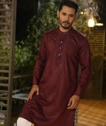 Exquisite Embroidery with Sequence Work Panjabi. RR-479