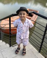 Boys Cuban Shirt & Pant Set. DKS-01