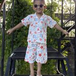 Boys Cuban Shirt & Pant Set. DKS-02
