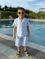 Boys Cuban Shirt & Pant Set. DKS-03