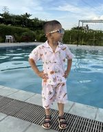 Boys Cuban Shirt & Pant Set. DKS-07