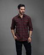 Classic Check Flannel Shirt: DS-263 - Image 3