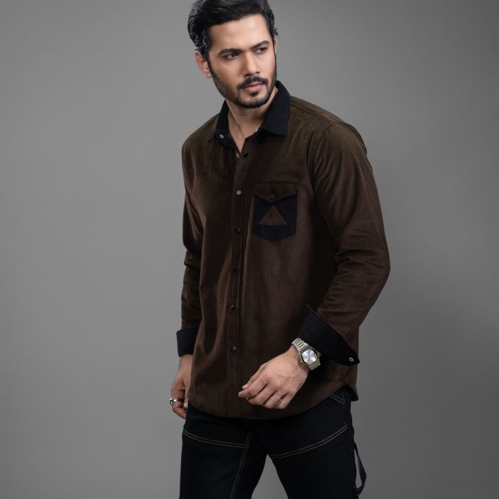 Textured Corduroy Shirt: DS-257