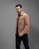 Corduroy & Suede Contrast Jacket : BJ-196 - Image 3