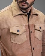 Corduroy & Suede Contrast Jacket : BJ-196 - Image 2