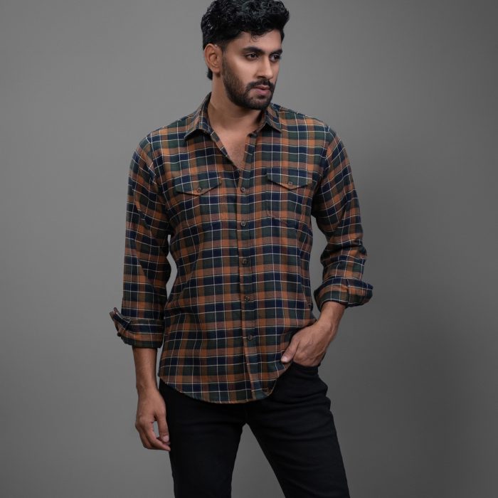 Classic Check Flannel Shirt: DS-266