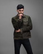 Corduroy & Suede Contrast Jacket : BJ-195 - Image 3