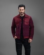 Corduroy & Suede Contrast Jacket : BJ-193