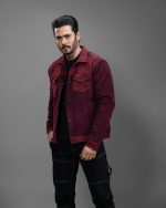 Corduroy & Suede Contrast Jacket : BJ-193 - Image 3