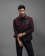 Classic Check Flannel Shaket : BJ-199 - Image 3