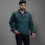 Corduroy & Suede Contrast Jacket : BJ-194