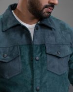 Corduroy & Suede Contrast Jacket : BJ-194 - Image 2