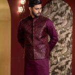 Men’s Ethnic Koti Waistcoat : (Maroon) K-1.