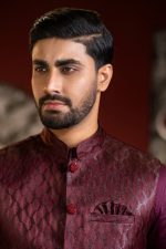 Men’s Ethnic Koti Waistcoat : (Maroon) K-1. - Image 2