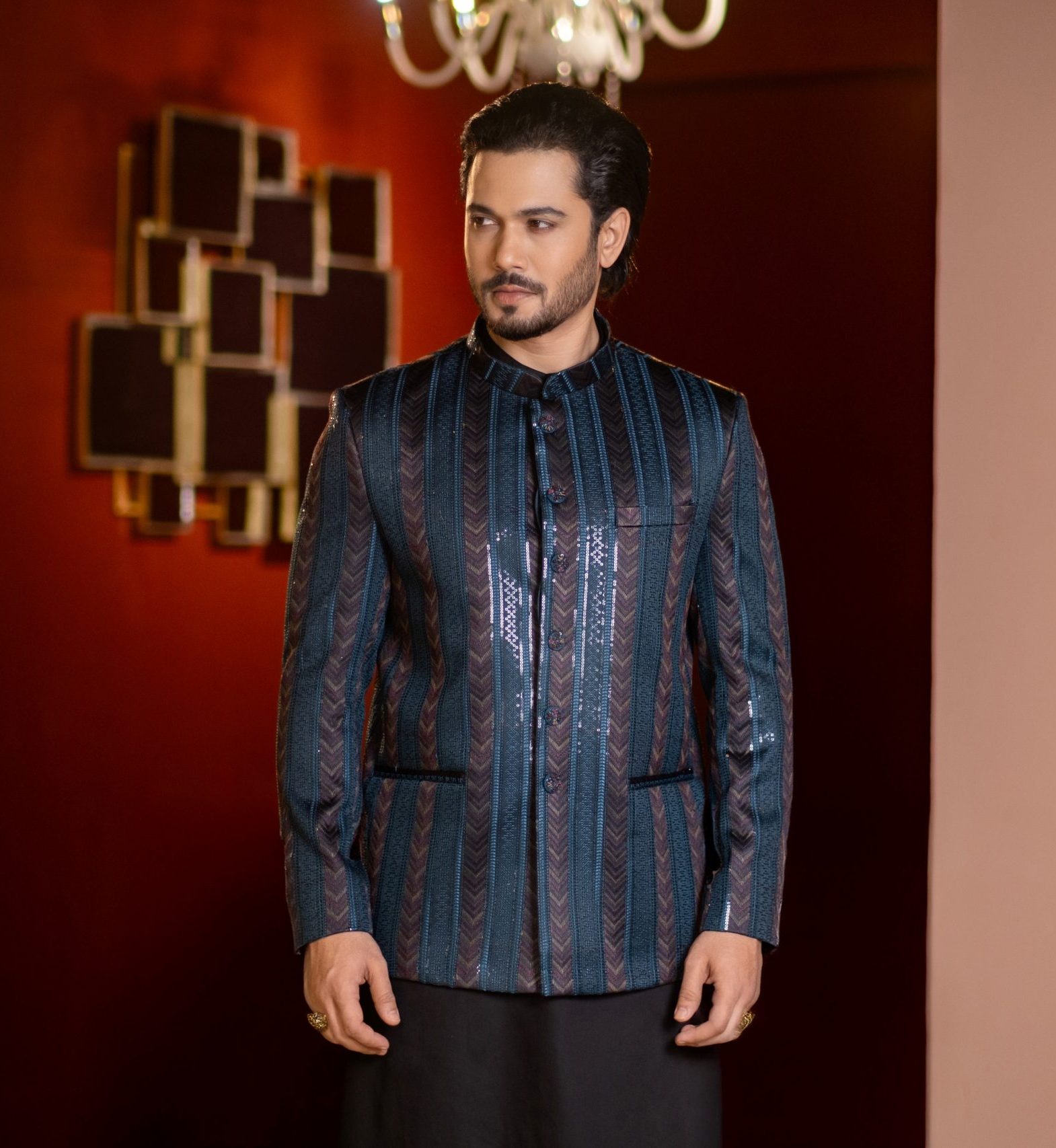 DSCF7339-Recovered Ethnic Prince Coat for Men : PCJ-3C. - Image 1