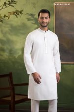 Men’s Premium Embroidered Panjabi. RR-522 - Image 3