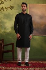 Intricate Karchupi Work Bamboo Panjabi. RR-550 - Image 4