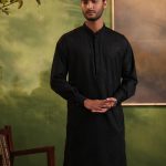 Intricate Karchupi Work Bamboo Panjabi. RR-550