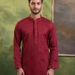 Intricate Karchupi Work Panjabi.RR-557