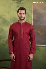 Intricate Karchupi Work Panjabi.RR-557