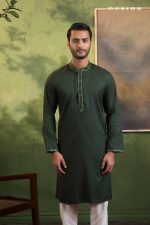 Intricate Karchupi Work Panjabi.RR-556 - Image 3