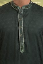 Intricate Karchupi Work Panjabi.RR-556 - Image 2