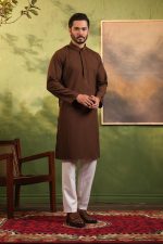 PK Grace Fabric Karchupi Work Panjabi. RR-554