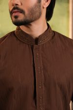 PK Grace Fabric Karchupi Work Panjabi. RR-554 - Image 2