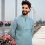 Intricate Karchupi Embroidered Panjabi. RR-542