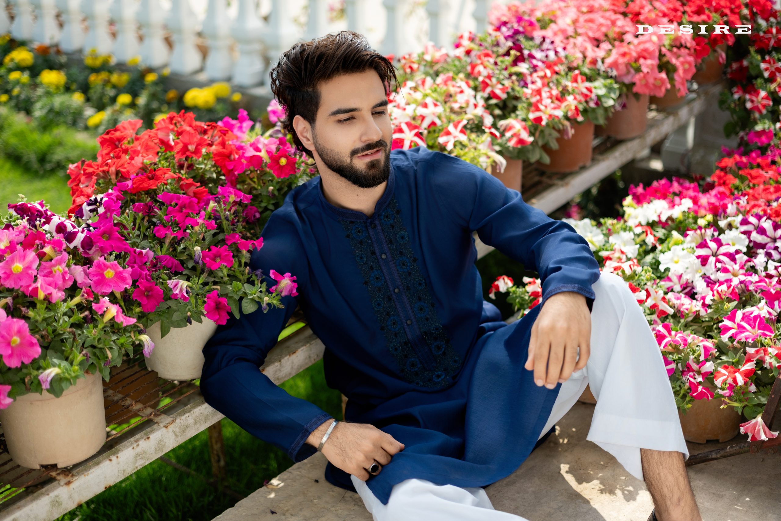 DSCF2920 Intricate Karchupi Work Panjabi. IR-03 - Image 1